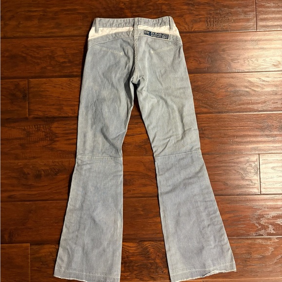 Parasuco Blue and White Striped Jeans - Picture 7 of 8